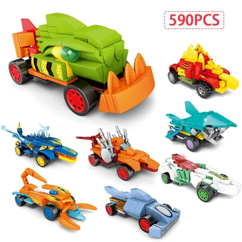 

City Technic Mechanical Pull Back Racing Car Building Blocks Creator Sports Car Vehicle Model MOC Bricks gifts Toys For children