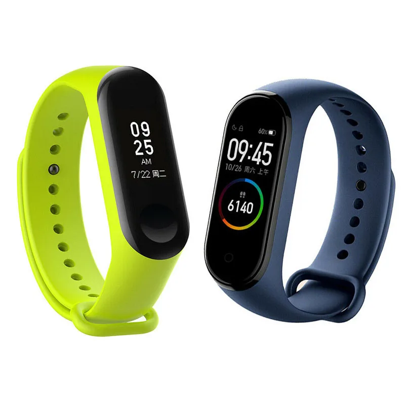 Водонепроницаемый браслет для Xiaomi Mi Band 4/3 спортивный ремешок 17*13 мм