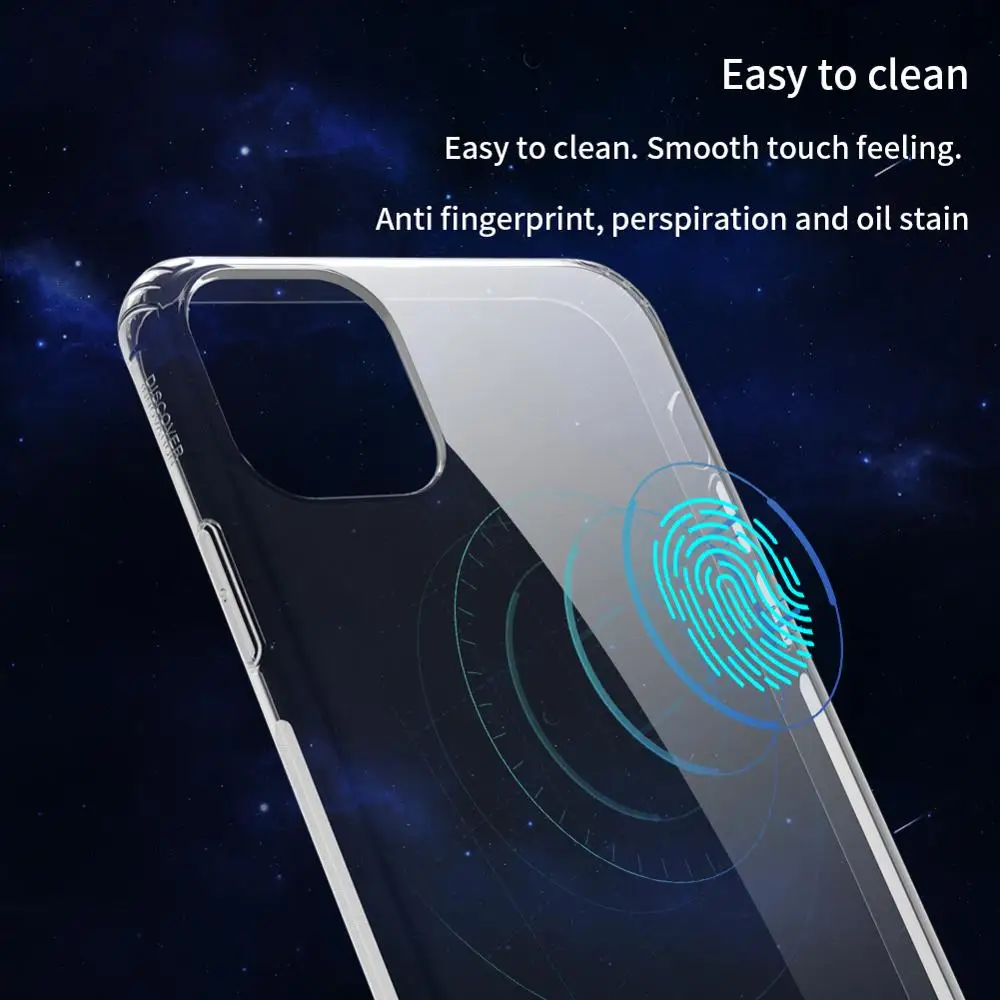 

For iphone 11 6.1 Case iphone 11 Pro Cover iphone 11 Pro Max NILLKIN Nature TPU Transparent Clear Soft Case for iphone 11 Pro