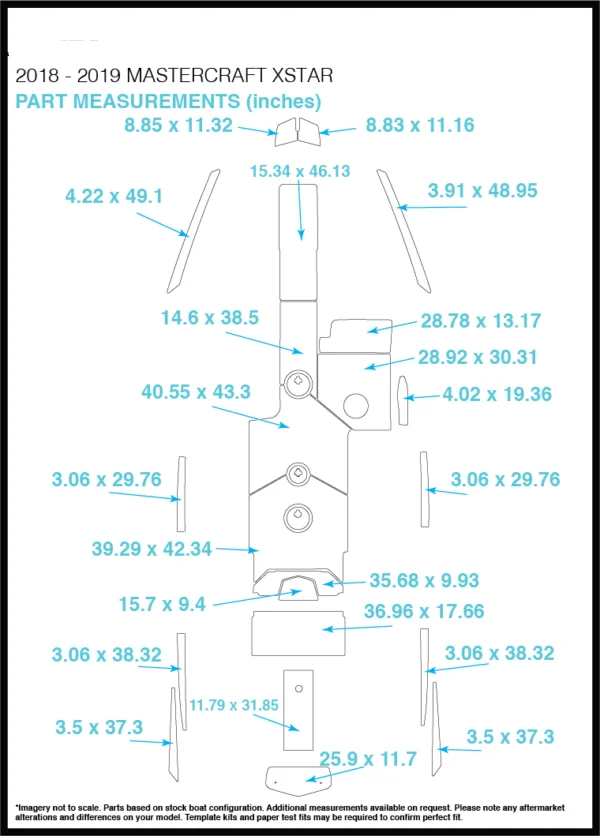 Mastercraft Xstar Cockpit Pad лодка EVA Тиковый настил 1/" 6 мм