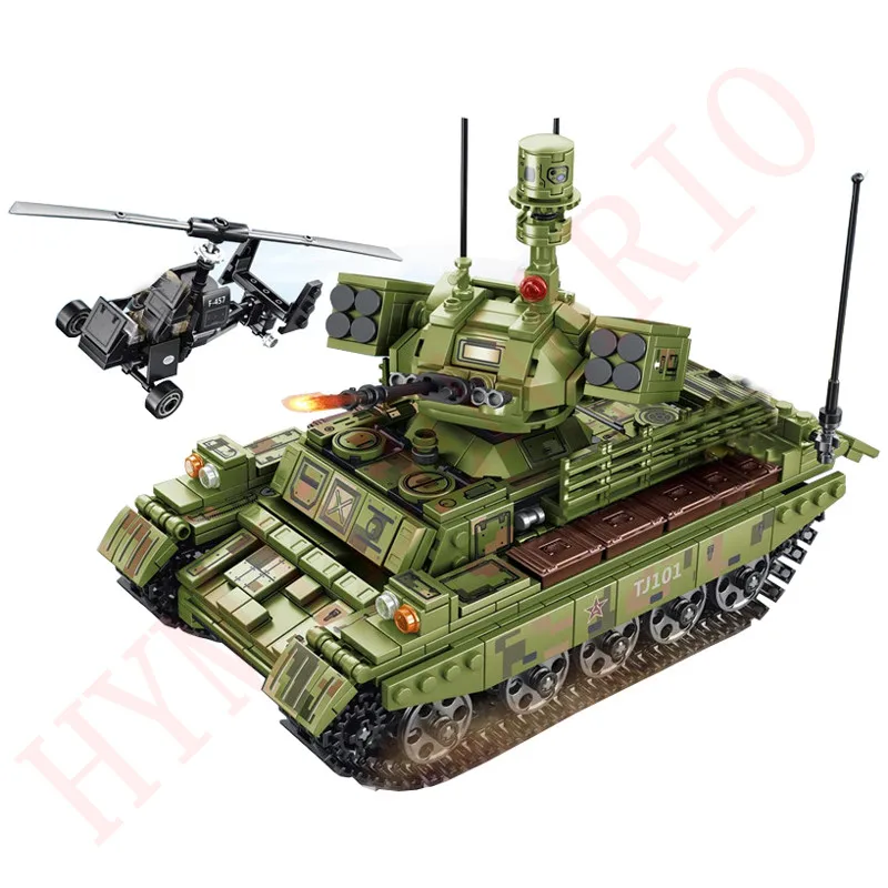 

World War 2 WW2 Soldiers Type 59 Medium Tank Armored Vehicle Military SWAT Army Model Building Blocks Bricks Kids Toys Juguetes