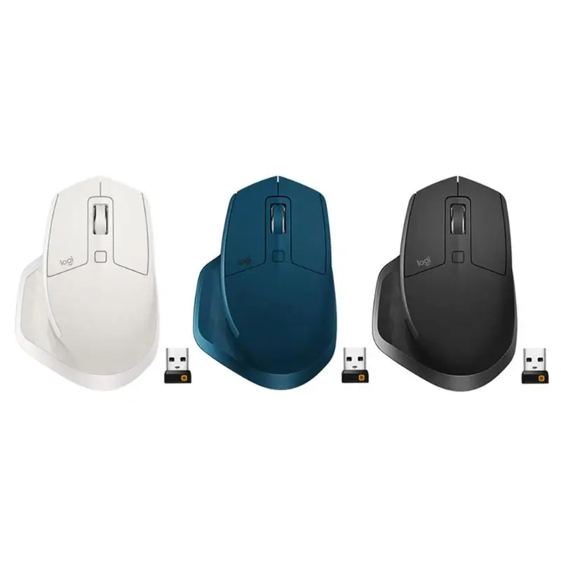 Logitech MX MASTER 2S 7 кнопок, двойной режим, 4000 dpi, игровая мышь, Макросъемка, перезаряжаемая, USB, беспроводная, Bluetooth, лазерная мышь