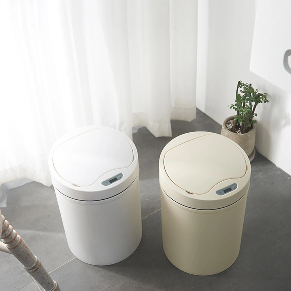 

New Automatic Sensor Dustbin Smart Induction Trash Can Waste Bins Induction Waste Bin Cleaning Tools Dustbin Household Trash Bin