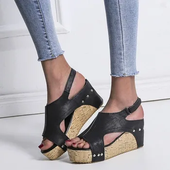 

Wedges Shoes for Women High Heels Sandals Summer Shoes 2020 Flop Chaussures Femme Platform Sandals 2019 Plus Size 35-43