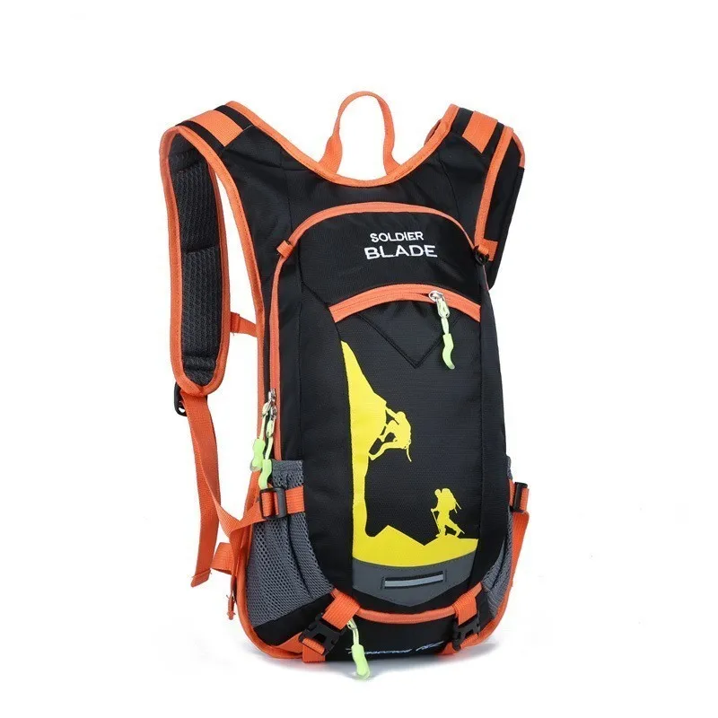 18L водонепроницаемый рюкзак велосипедный Велоспорт MTB сумка для воды для мужчин/женщин Велосипед гидратации рюкзак для пешего туризма кемпинг мешок открытый - Цвет: Only Orange bag
