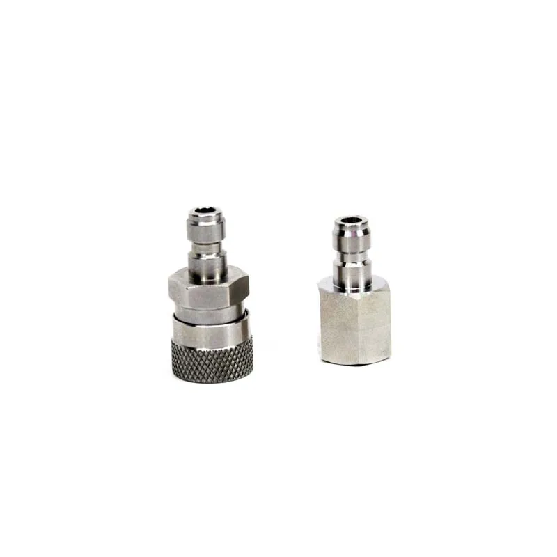 male QCPLUG PCP AIRFOCE мужской быстроразъемный муфта из нержавеющей стали 300bar/4500psi - Цвет: male QCPLUG