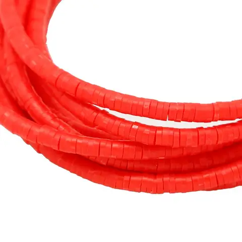 3 4 5 6mm Flat Round Polymer Resin Clay Beads Chip Disk Loose Spacer Handmade Beads For DIY Jewelry Making Bracelets