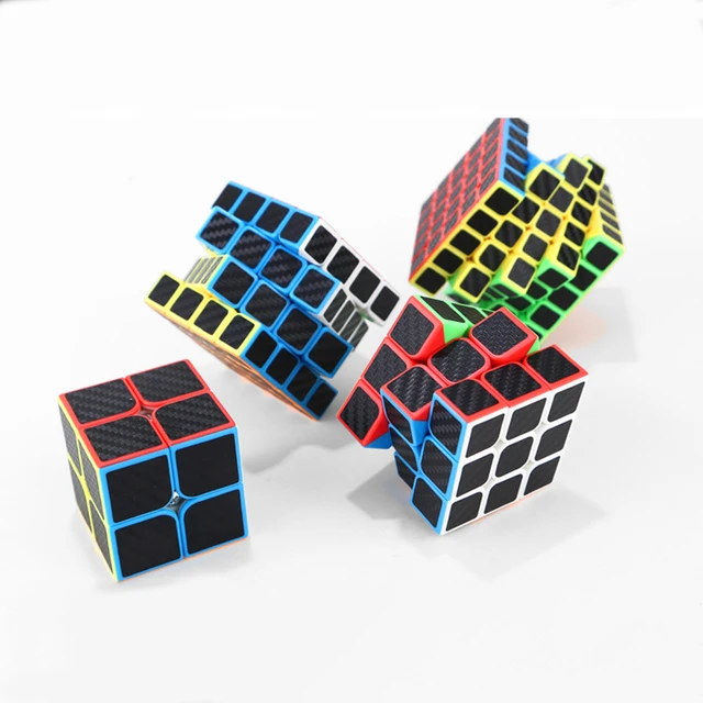 2x2x2 3x3x3 4x4x4 5x5x5 Professonal Magic Cube Smooth Competition Speed Twist Puzzle Cube for Kid Brain Cogitation Training Toys 6