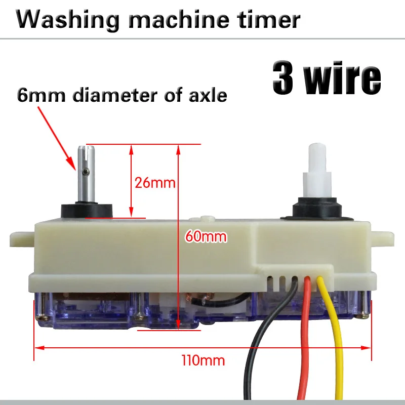 3-line strip Washing machine timer switch Semi-automatic double-cylinder washing