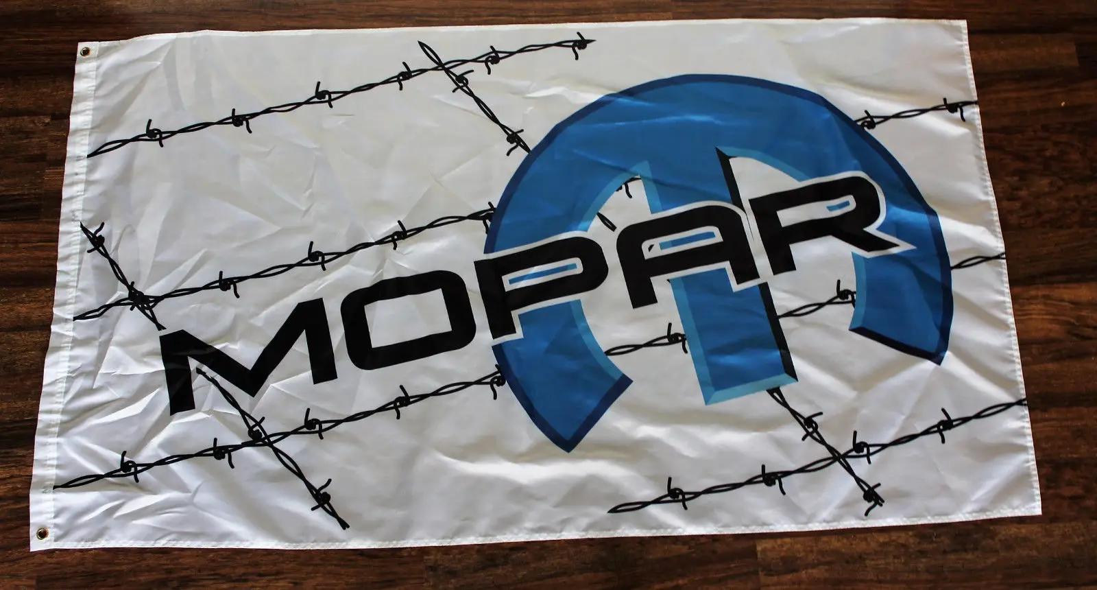 3ft x 5ft 3 x5ft Mopar Racing флаг Dodge Автоспорт Колючая проволока логотип баннер Печать баннер, флаг из полиэстера Размеры 150*90 см