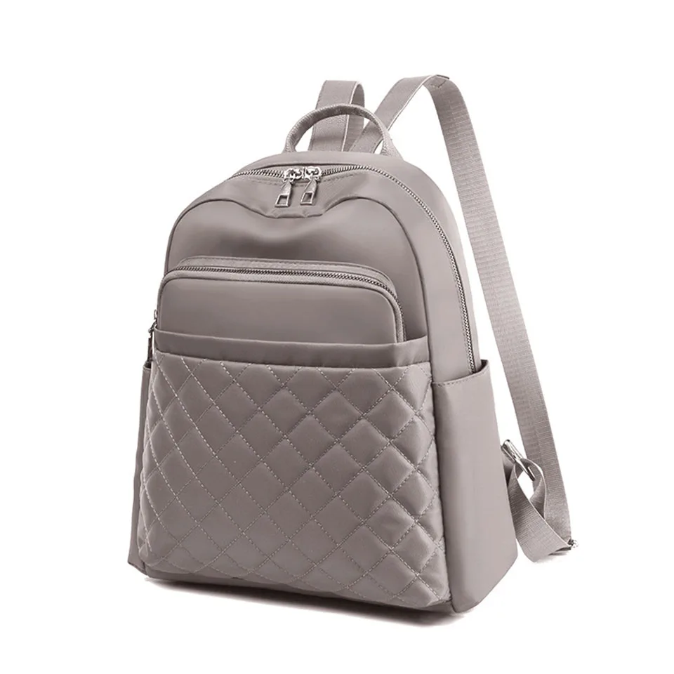 

2021, Модный женский рюкзак с ромбовидной решеткой, брендовый дизайн, сумка из ткани Оксфорд, дорожная сумка на плечо, женские рюкзаки для ноутбука, рюкзак, сумка