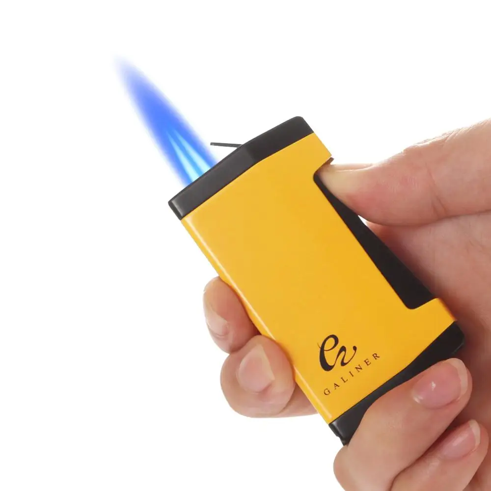 COHIBA дизайн 1 Jet Flame Cigartte Зажигалка Ветрозащитная металлическая газовая зажигалка