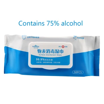 

Skin Cleaning Care Sterilization First Aid Cleaning Disinfection Wipes Pads Alcohol Wet Wipes Boxes with Disposable Napkins