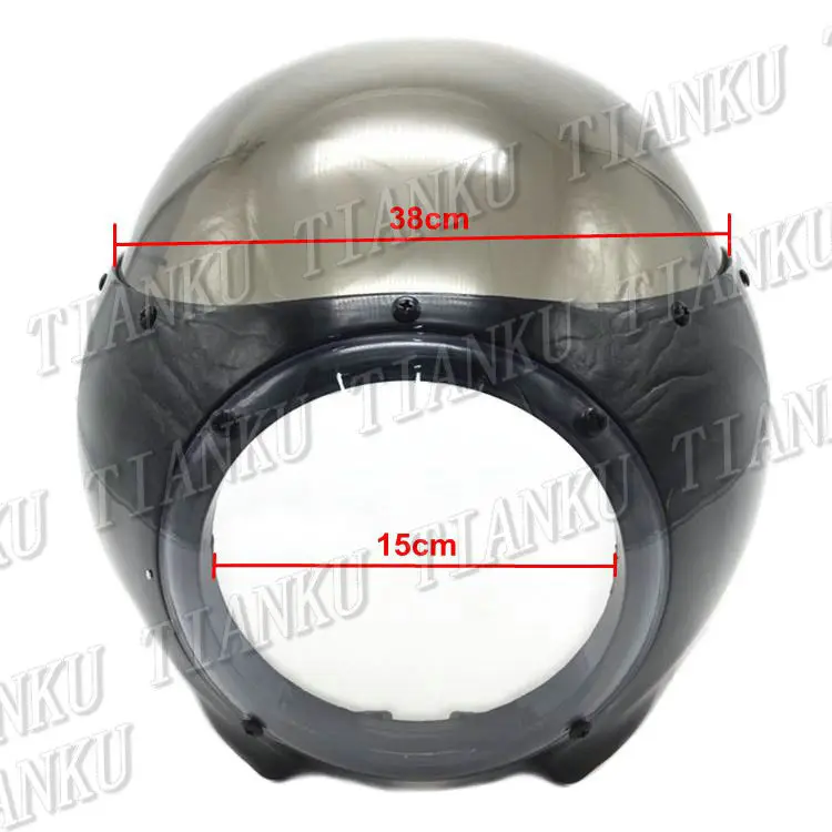 Универсальная фара обтекатель экрана для Honda Yamaha Suzuki Kawasaki Sportster XL883 1200 48 72 Dyna кафе-рейсеры чопперы