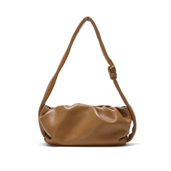 

Women Simple Dumplings Messenger Bag Designer Retro 2020 New Fashion Cloud Female Crossbody Shoulder Bag Tide Handbag Clutch Bag