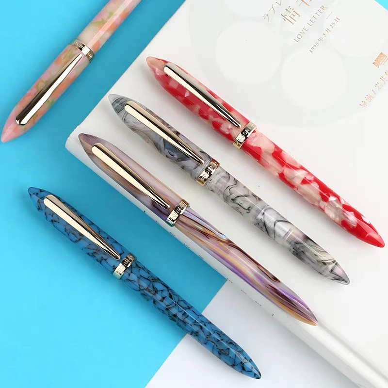 

Moonman S1 Fountain Pen Ink Pen Resin Pen Converter Pen F Nib No Box Stationery Office school supplies