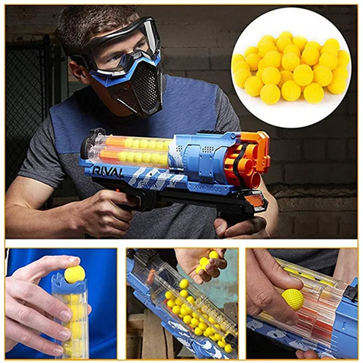 Lirio Volver a llamar recuerda Yellow Bullets Ball For Nerf Rival Zeus Apollo Bullets Toys Gun Soft Round  Darts For Nerf Rivals Gun Toy Children's Gift