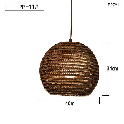 K Loft Paper Chandelier Coffee Shop Bar Honeycomb Lamp Indoor house Kitchen Dining room Retro Vintage Hanginglamp Fixtures - Цвет абажура: K