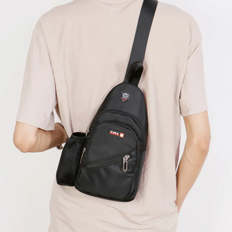 

New Nylon Men Shoulder Sling Bag Crossbody Chest Bags Women Multi Function Chest Pack Bags