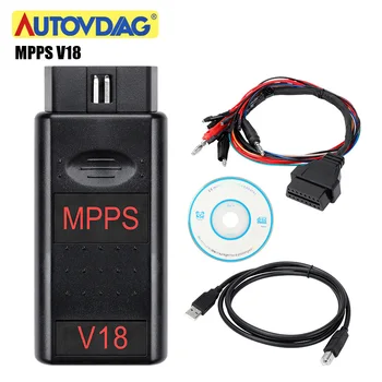 

OBD2 Car Diagnostic Tool MPPS V18 ECU Programmer Tool MPPS V16 ECU Chip Tuning Tool SMPS USB Interface ECU Flasher Remapper