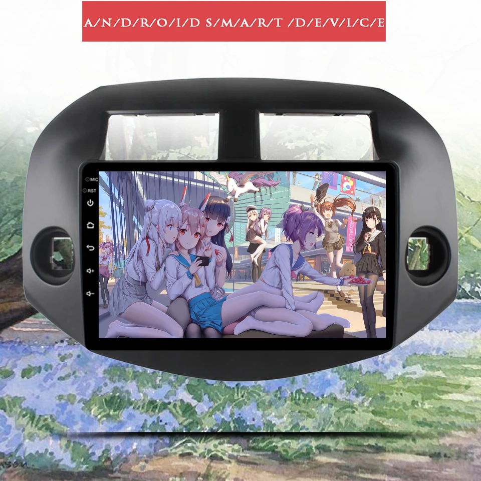 

1280*720 Android 13,0 Автомобильный мультимедийный плеер стерео для TOYOTA RAV4 2007 Bluetooth/Радио/аудио рулевое колесо 8 ГБ ОЗУ