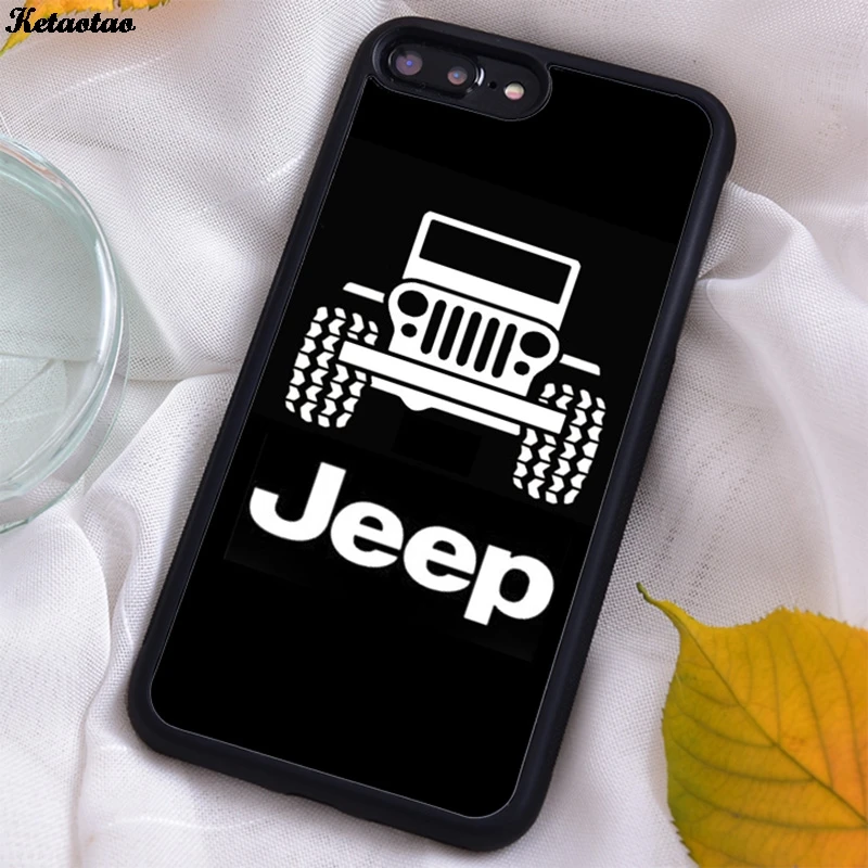 Мягкий силиконовый чехол Ketaotao для телефона из ТПУ с логотипом на заказ Jeep iPhone 6S 7 8