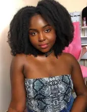 Afro rizado pelo brasileño Remy del pelo Remy DE LA 3 mechones con cierre 4x4 de la parte libre Pre arrancado extensiones de cabello humano mechones con cierre MYLOCKME