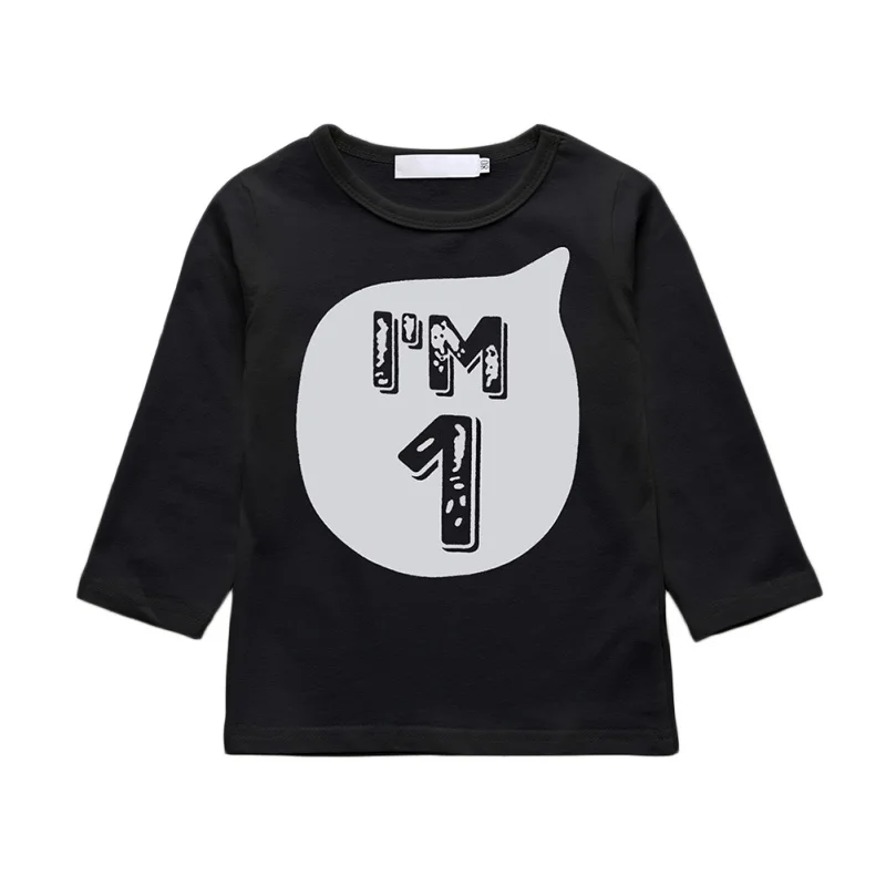 Футболка с длинными рукавами и буквенно-цифровым принтом «братья и сестры» для мальчиков и девочек; рубашка на день рождения