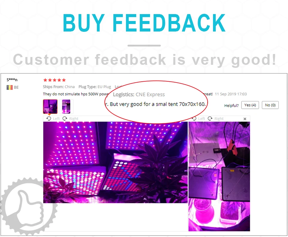 Grow Tent 500W Lamp For Plants 225 LED Grow Light Full Spectrum Phyto Lamp Fitolampy Herbs Growth Lamps Indoor Grow Box Lights (12)