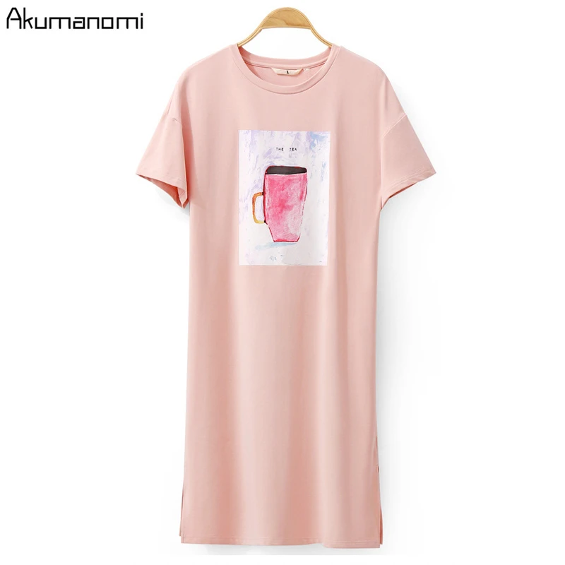 Женское трикотажное платье-футболка средней длины размера плюс 7xl 6xl 5xl 4xl Xxxl |