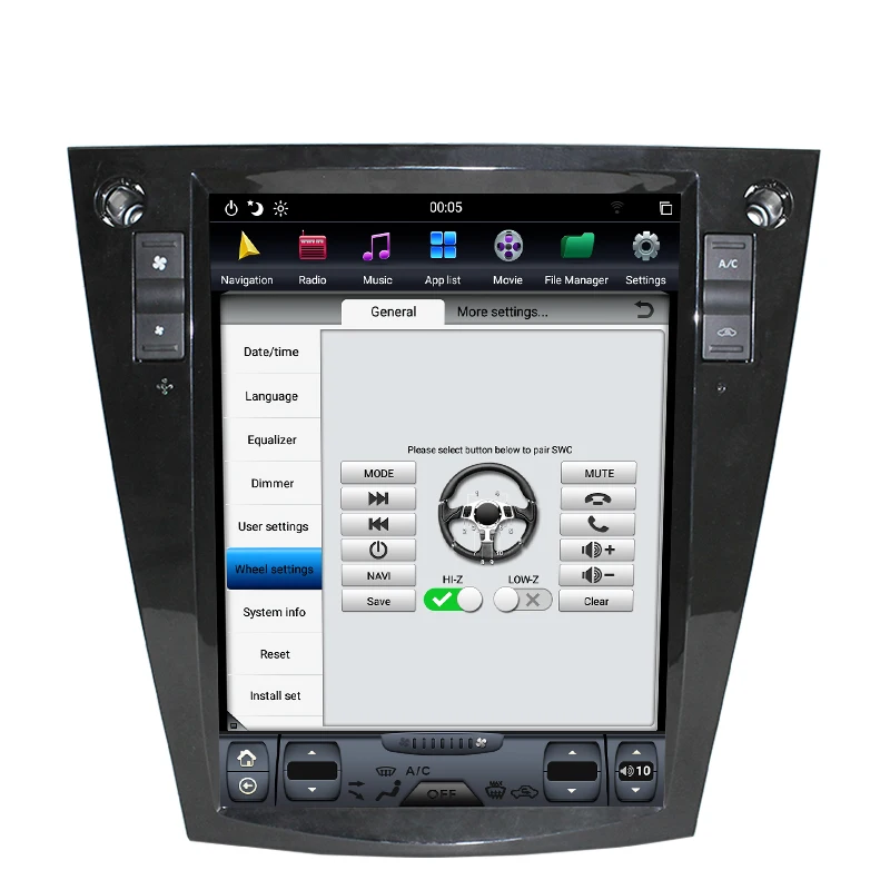 NAVITOPIA 10.4inch 4G+64GB Tesla Style Vertical Screen Android 8.1 Car DVD GPS Navigation for Subaru Forester VX