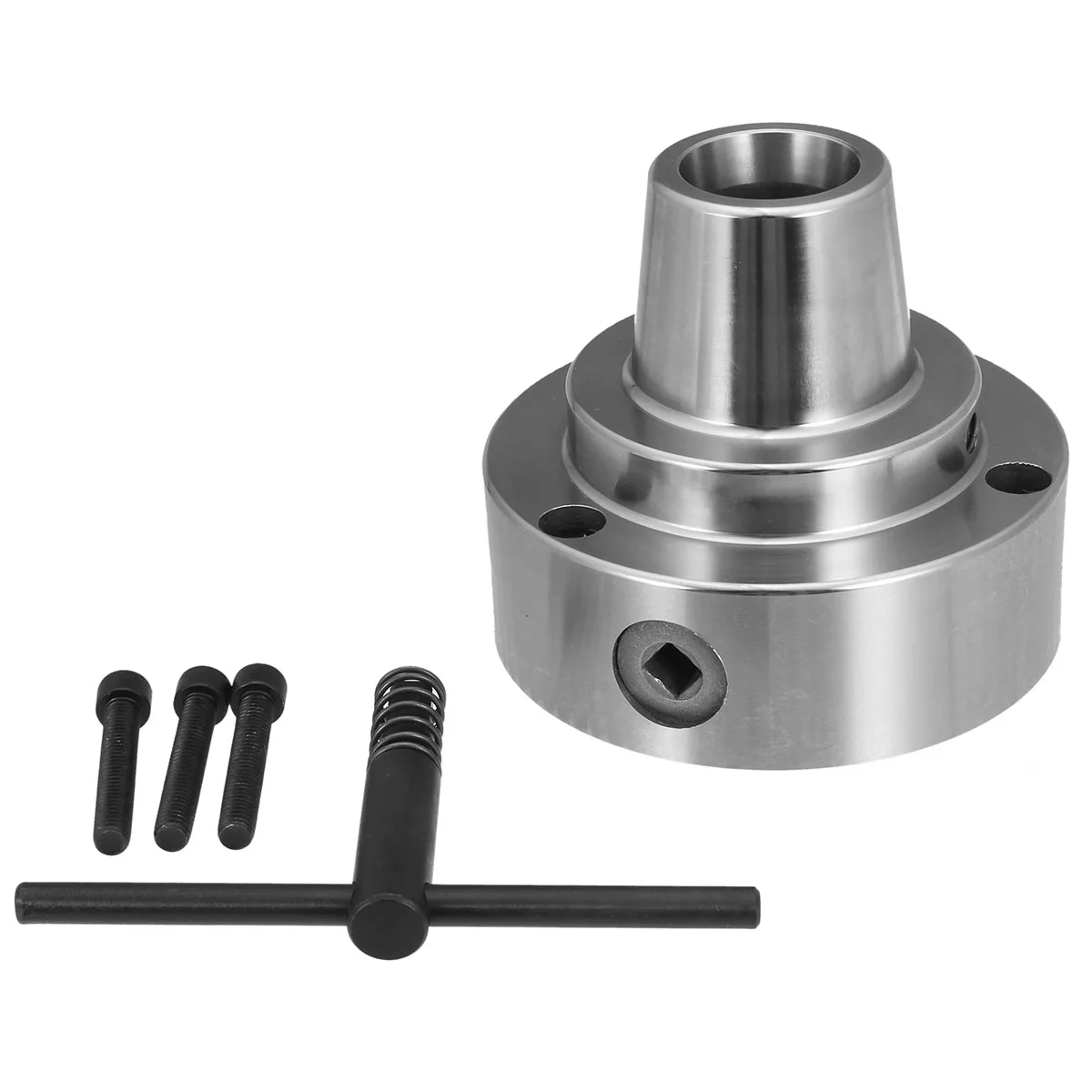 

Hot Sale Plain Back 5C Collet Chuck Lathe Clip Machine With 3 Screws Torsion Head Tools High-accuracy Workpiece Tool