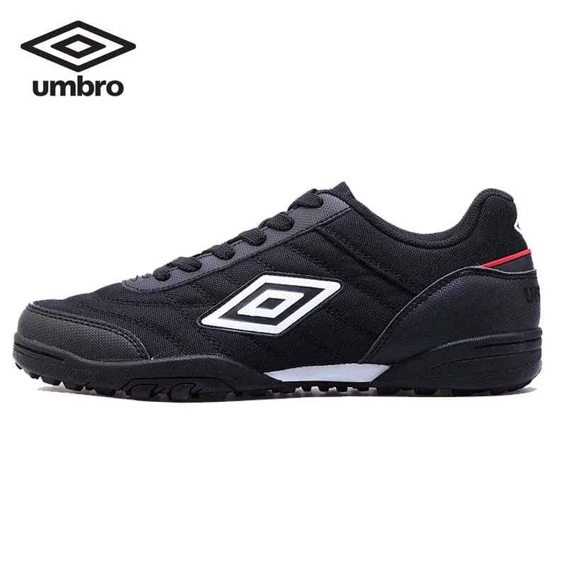 Umbro Новая Мужская футбольная обувь, Мужская футбольная обувь, футбольные кроссовки для мальчиков, детские футбольные бутсы, размер 37-44, zapatillas - Цвет: Black  White LOGO