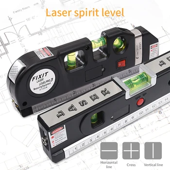 

Mini Spirit Level Measurement Instrument T-type Round Square Spirit Level Bubble 9 Styles With Keychain