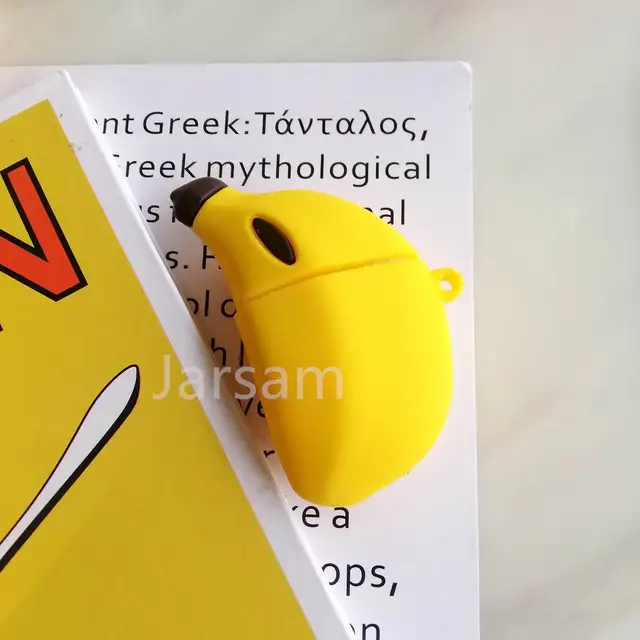 Cartoon For airpods case Silicone Cover For airpods Case Cute Earphone 3D Headphone case Protective banana