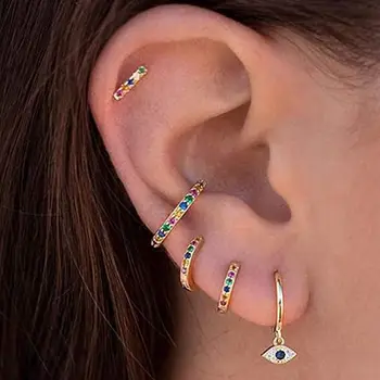 

Nose Ear Studs Helix Piercing Cartilage Earrings Hoop Conch Rook Tragus Stud Labret Septum Piercing Earring Jewelry H6