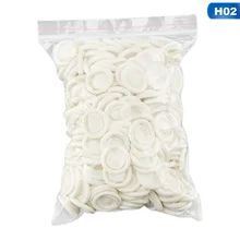 100 шт. одноразовые антистатические резиновые латексные палочки для наращивания бровей перчатки практичные аксессуары для наращивания ресниц