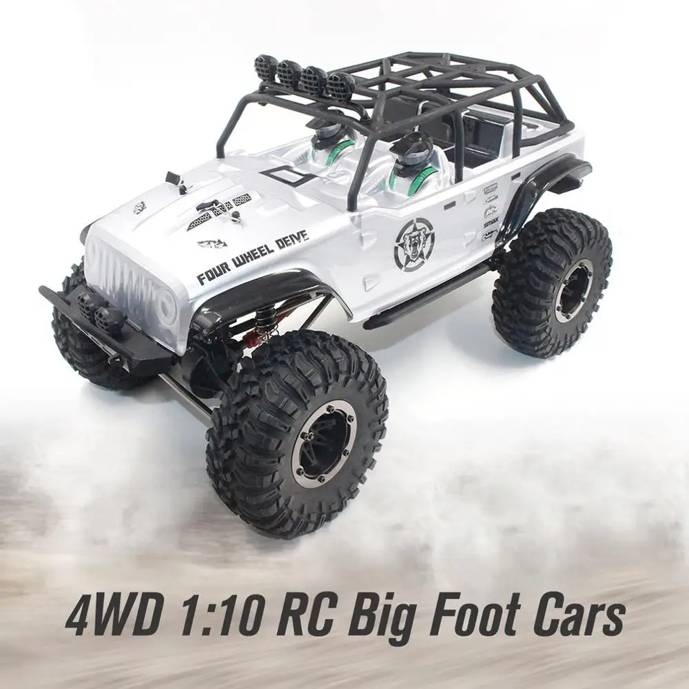 1073-SJ 1:10 2,4G 4WD матовый Радиоуправляемый гусеничный автомобиль с дистанционным управлением внедорожный большой ножной автомобиль модель RTR игрушка для детей подарок