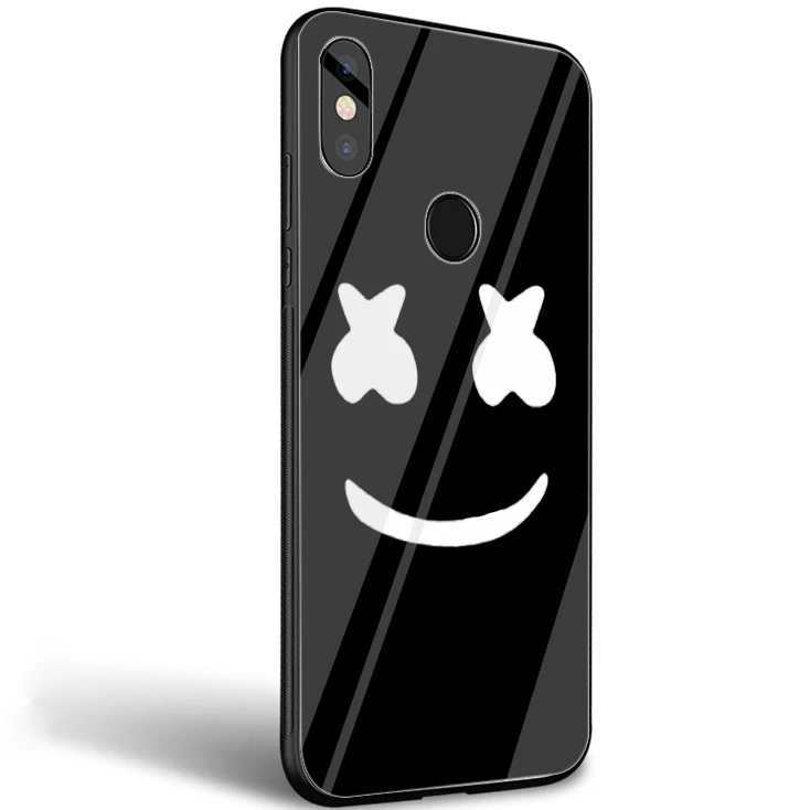 G6 Стеклянный Чехол для мобильного телефона Xiaomi mi, 8, 9 Lite, A1, A2, красный, mi Note 5, 6, 7 Pro, 6A, 4X, F1, Модный чехол с милым лицом - Цвет: G6