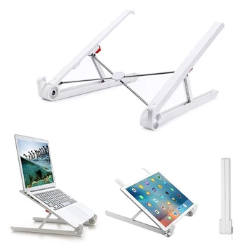 

Adjustable Laptop Stand Foldable Notebook Stand Holder Lapdesk Aluminum Alloy Computer Cooling Bracket For 11-16inch Macbook