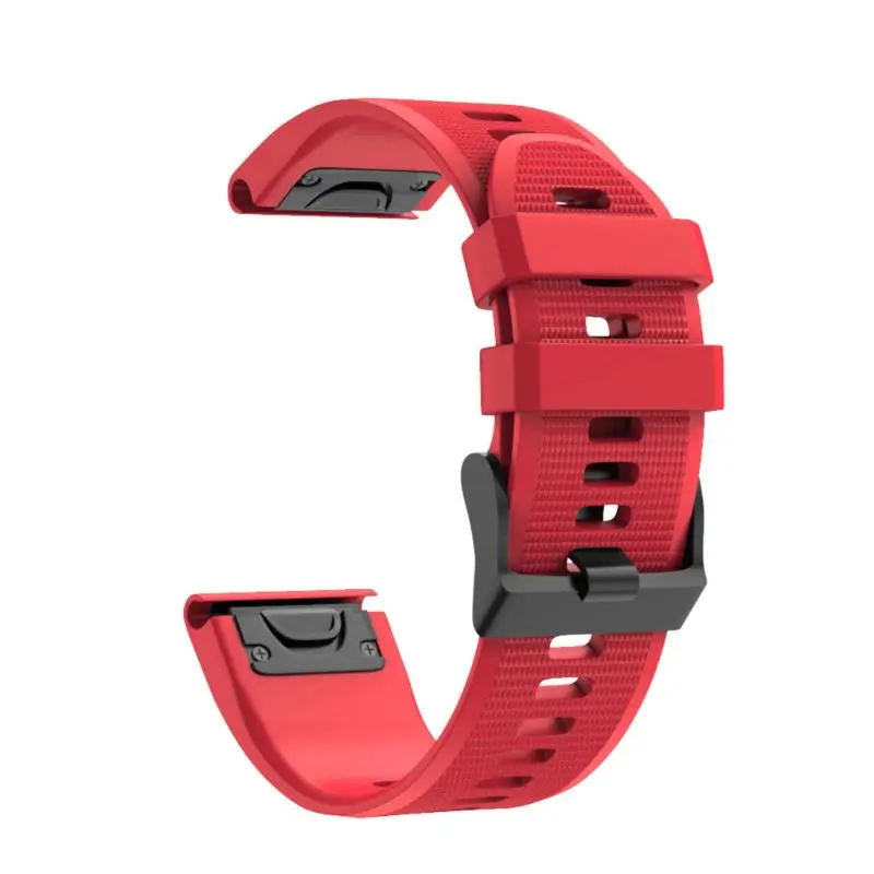 Мягкий силиконовый ремешок для часов Ремешок для смарт-часов Garmin Fenix 6/5/Forerunner935/945 часы для smart Watch - Цвет: R