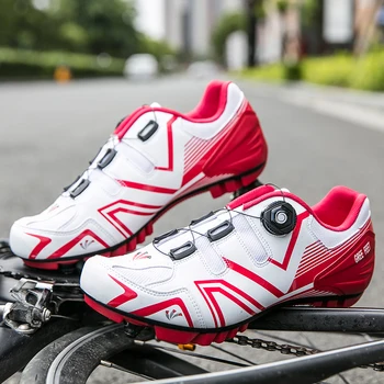 

MTB Cycling Shoes Men Professional Outdoor Sports SPD Sapatilha Ciclismo Unisex Self-Locking Mountain Racing Road Bike Sneakers