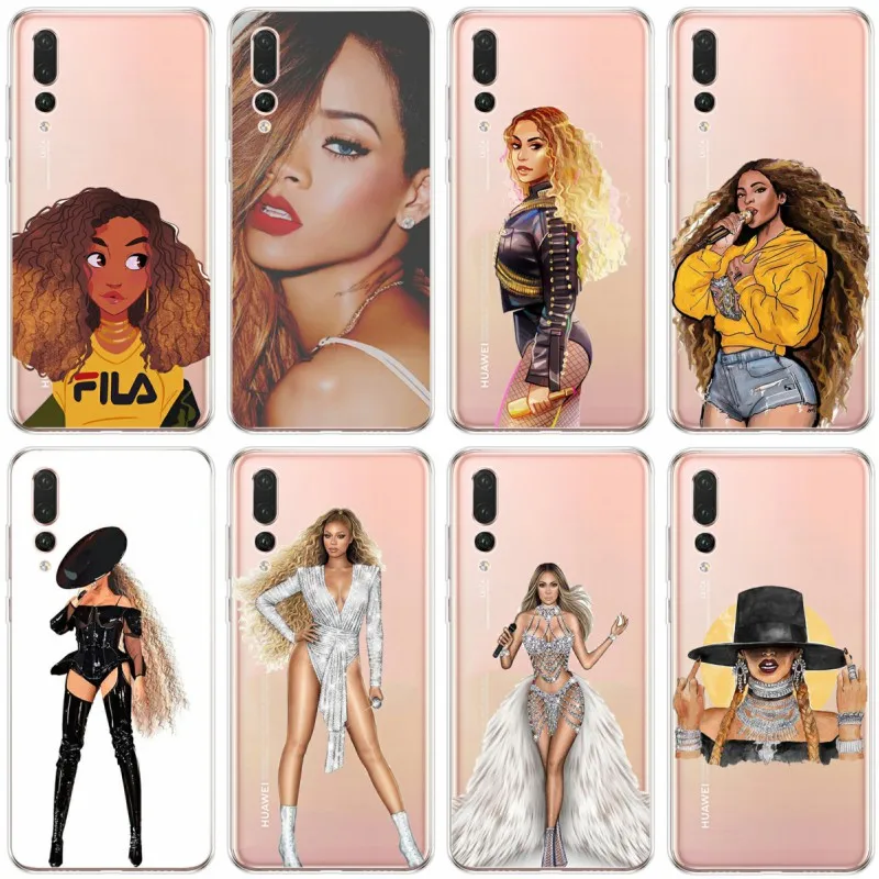 Чехол Beyonce для Huawei P8 P9 P10 P20 P30 P40 Psmart Lite Plus Pro чехлы телефонов Y5 Y6 Y7 2017 2018 мягкий чехол