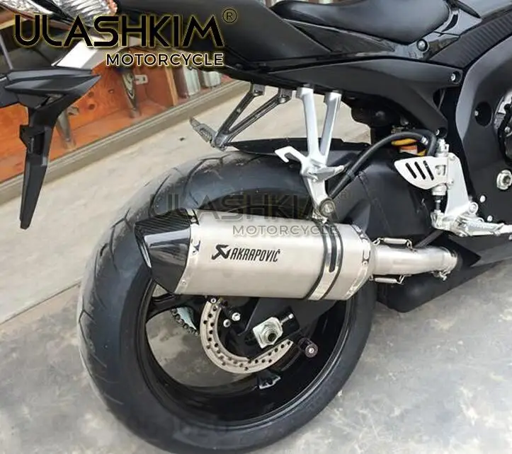 Мотоцикл полный выхлоп среднего звенья трубы слипоны для Suzuki GSXR600 Gsxr700 Gsxr750 k7 GSX R700 R750 R600 GSXR 600 700 750
