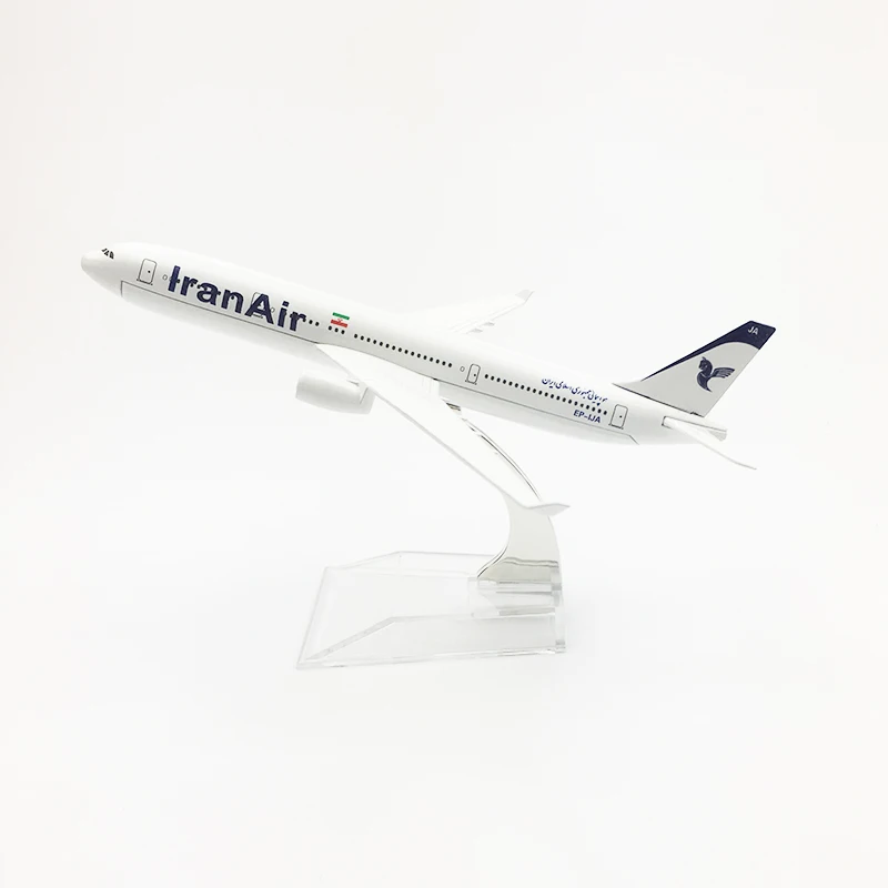 Модель самолета 16 см 1/400 иранский аэробуфер A330 модель под давлением коллекция