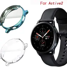 Чехол для samsung Galaxy watch active 2 40 мм/44 мм Защитная силиконовая Прозрачная ультратонкая защитная пленка