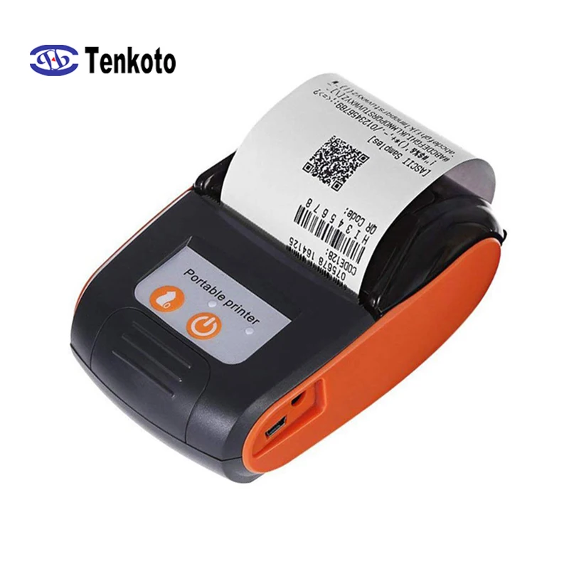Bluetooth 58MM Mini Portable Wireless Printer Mobile Pocket Invoice Terminal Thermal Printing Machine With Free SDK | Компьютеры и