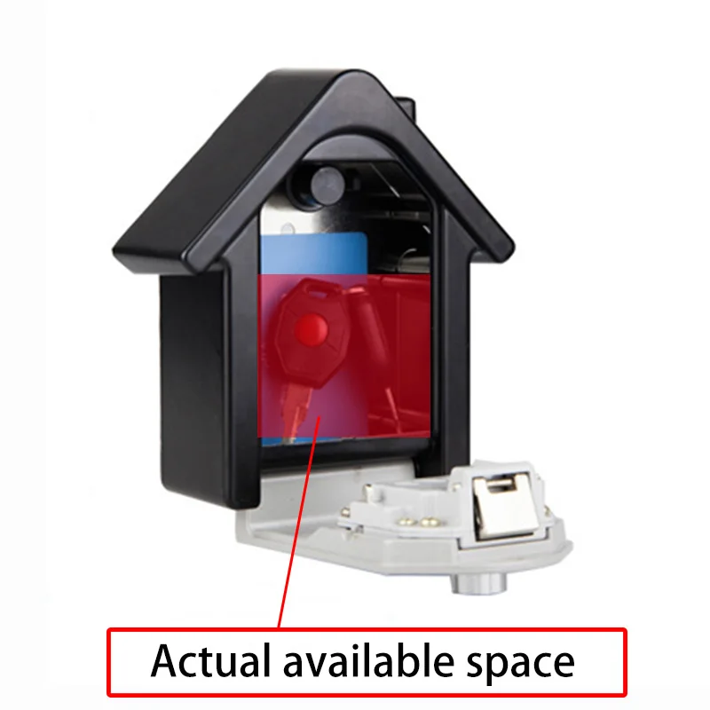 Key Safe Box Password & Key Lock Home Family Outdoor Safety Keys' Storage Box Security Wall Mounted Combination Lock Box  (1)