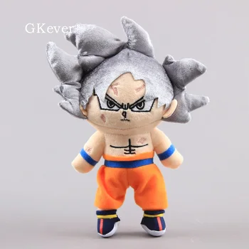 

Dragon Ball Z Super Saiyan God Goku Silver Hair Plush Toy Stuffed Dolls 8"20 cm Children Gift