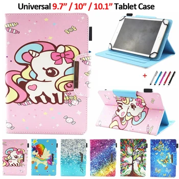 

Universal Tablet Case For 9.7" inch Tablet For iPad 2 3 4 iPad 9.7 2017/2018 Air 2 Cute Unicorn Case For iPad 5th/6th Generation